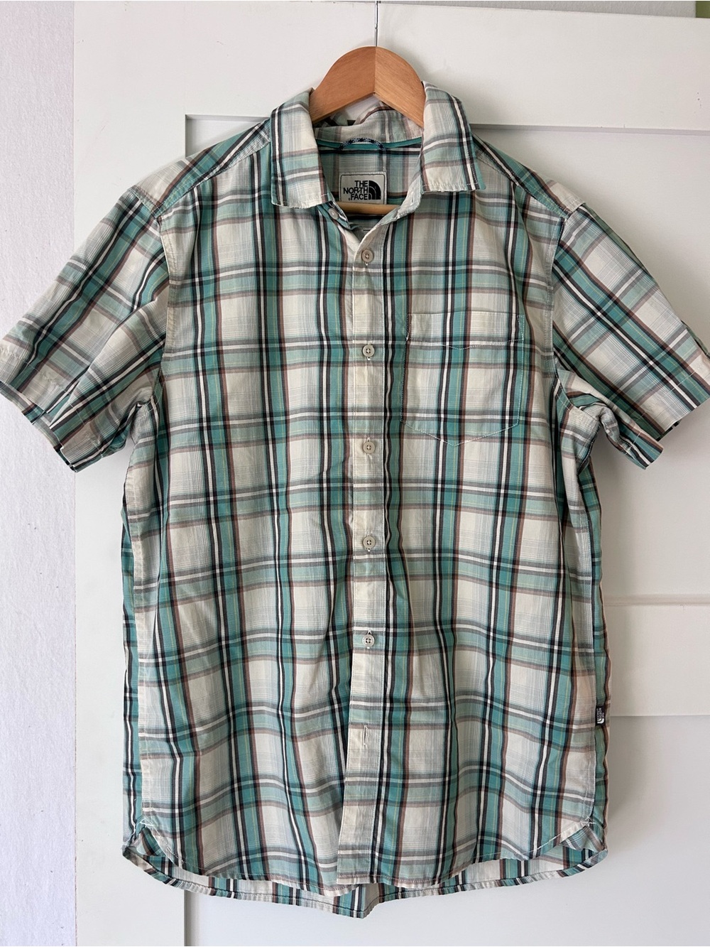 North Face short sleeve button down